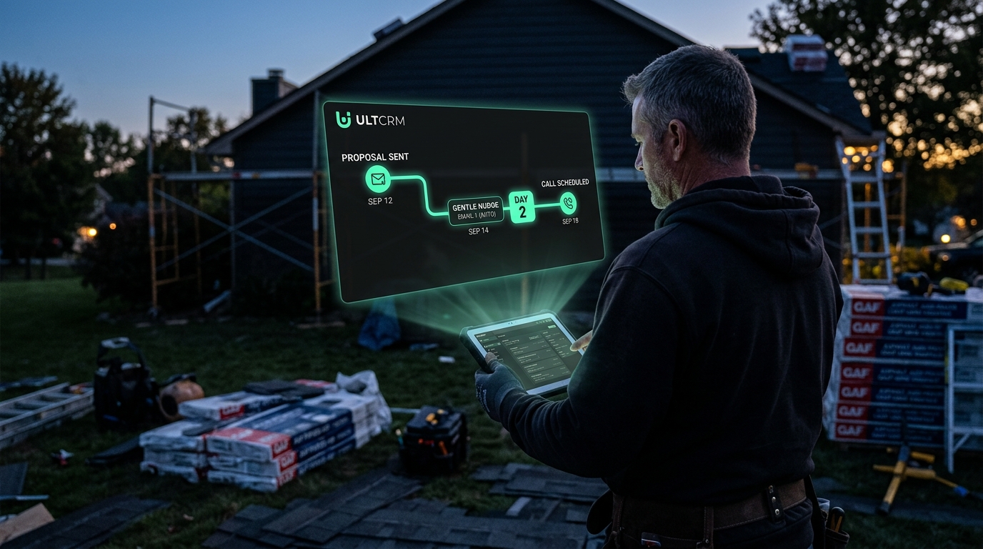 Comprehensive Estimate Follow-Up Automation solution by ULTCRM for Professional Service Companies community