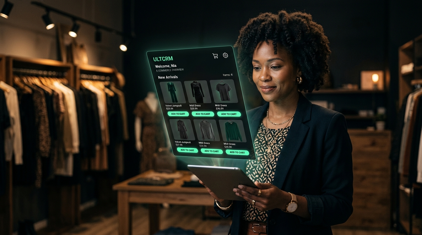 Superior E-Commerce Website Development from ULTCRM